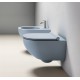 Vaso Sospeso Senza Brida art. 1VSF54RAS + Bidet art. 1BSF54AS Sfera NewFlush 54x35 Catalano Azzurro Satinato