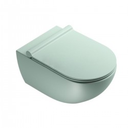 Vaso Sospeso Senza Brida art. 1VSF54RVS Sfera NewFlush 54x35 Catalano Verde Satinato