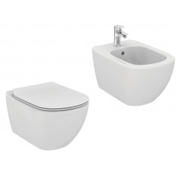 Sanitari Sospesi Ideal Standard Tesi Wc AQUABLADE® Bidet e Coprivaso ultra Slim