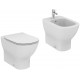 Sanitari Filo muro Ideal Standard Tesi Wc AQUABLADE® con Scarico Traslato e Bidet