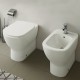 Sanitari Filo muro Ideal Standard Tesi Wc AQUABLADE® con Scarico Traslato e Bidet