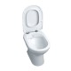 Vaso-Bidet  completo di Sedile Diana Azzurra con Scarico a parete