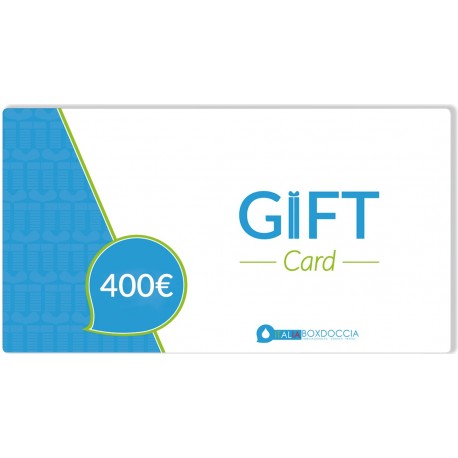Gift Card 400 euro un regalo a portata di click
