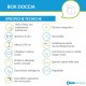 Box Doccia da Centro Stanza ad U Cristallo 6 mm Altezza 190 cm Profilo Cromo art. OS159 