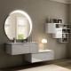 Specchio Bagno Tondo con Cornice Sabbiata Retroilluminata led 20 ART. SPE08