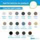 Piatto doccia dogato colorato modello GADO h 4 cm in luxolid