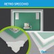 Su Misura Specchio da Bagno Filo Lucido e Cornice Sabbiata Retroilluminata led 24W art. spe02