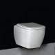 Sanitari Sospesi Rak Metropolitan Wc Rimless art. MP13AWHA + Bidet art. MP07AWHA