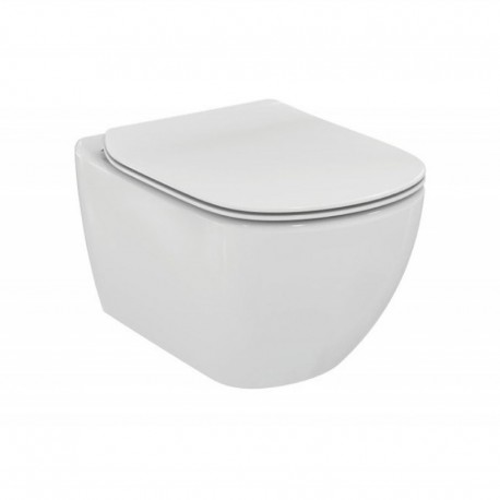 Sanitari Sospesi Ideal Standard Tesi Wc AQUABLADE® art. T3547 e Coprivaso Ultra Slim