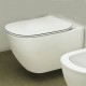 Sanitari Sospesi Ideal Standard Tesi Wc AQUABLADE® art. T3547 e Coprivaso Ultra Slim