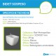 Bidet Sospeso Metropolitan Rak art. MP07AWHA