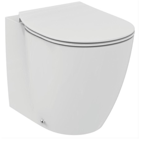 Wc Connect AQUABLADE® con Scarico Traslato art. E052501 Ideal Standard con Coprivaso Ultra Slim