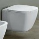 Sanitari Sospesi Rak One Wc Rimless art. EL13AWHA + Bidet art. EL08AWHA