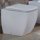 Sanitari Filomuro Rak Metropolitan Wc Rimless art. MP34AWHA + Bidet art. MOBI00001