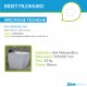 Sanitari Filomuro Rak Metropolitan Wc Rimless art. MP34AWHA + Bidet art. MOBI00001