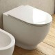 Sanitari Filomuro Rak Moon Wc Rimless art. HAR17AWHA + Bidet art. MOBI00001