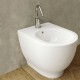 Sanitari Filomuro Rak Moon Wc Rimless art. HAR17AWHA + Bidet art. MOBI00001