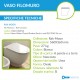 Sanitari Filomuro Rak Moon Wc Rimless art. HAR17AWHA + Bidet art. MOBI00001