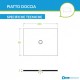 Piatto Doccia Uniko 80x100 H 3 cm Azzurra Ceramica Cipria