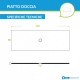 Piatto Doccia Uniko 80x120 H 3 cm Azzurra Ceramica Cipria