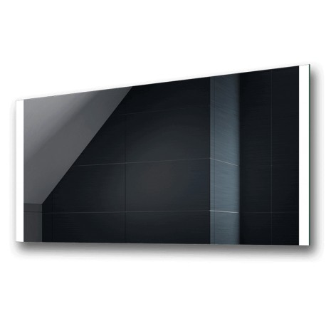 Su Misura Specchio per Sala da Bagno Filo Lucido con Fasce Laterali Sabbiate Retroilluminate a led 20W art. spe94