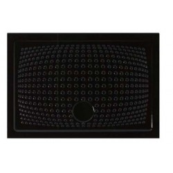 Piatto Doccia Relax Azzurra 80x140 H 3,5 cm in Ceramica Nero