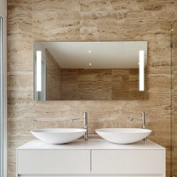 Specchio Bagno Su Misura Filo Lucido Retroilluminante led 20W mod. Milano