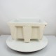 Pilozzo lavanderia sospeso o appoggio 42 x 38 x 24h cm in ceramica bianca