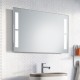 Specchio Bagno Su Misura Filo Lucido Retroilluminante led 20W mod. Miami