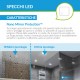 Specchio Bagno Su Misura Filo Lucido Retroilluminante led 20W mod. Stoccolma