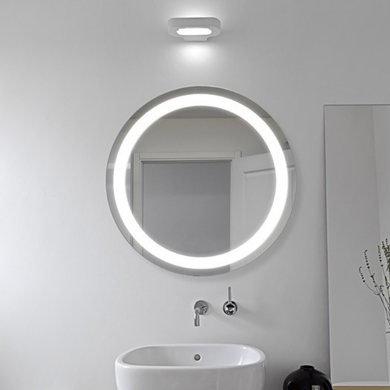 Specchio Bagno Filo Lucido Retroilluminante led 20W Rotondo Stromboli