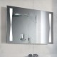 Specchio Bagno Su Misura Filo Lucido Retroilluminante led 20W mod. Havana