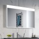 Specchio Bagno Su Misura Filo Lucido Retroilluminante led 20W mod. Fly