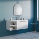 Specchio Bagno Su Misura Filo Lucido Retroilluminante led 20W mod. Flora