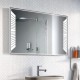 Specchio Bagno Su Misura Filo Lucido Retroilluminante led 20W mod. Moon