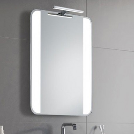 Su Misura Specchio da Bagno con Lampada Led 5W art. Fiore01