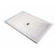 Piatto Doccia Onda 80 x 130 Extrapiatto in Vetroresina Gelcoats di Colore Bianco Altezza 3 cm