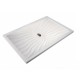 Piatto Doccia Onda 80 x 150 Extrapiatto in Vetroresina Gelcoats di Colore Bianco Altezza 3 cm