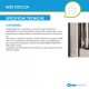 Box Doccia Angolare con Trattamento Anticalcare Cristallo 6 mm (COD.P121)
