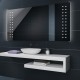 Specchio da Bagno con Angoli Squadrati e Altoparlante Bluetooth Retroilluminato led 20W art. spe302