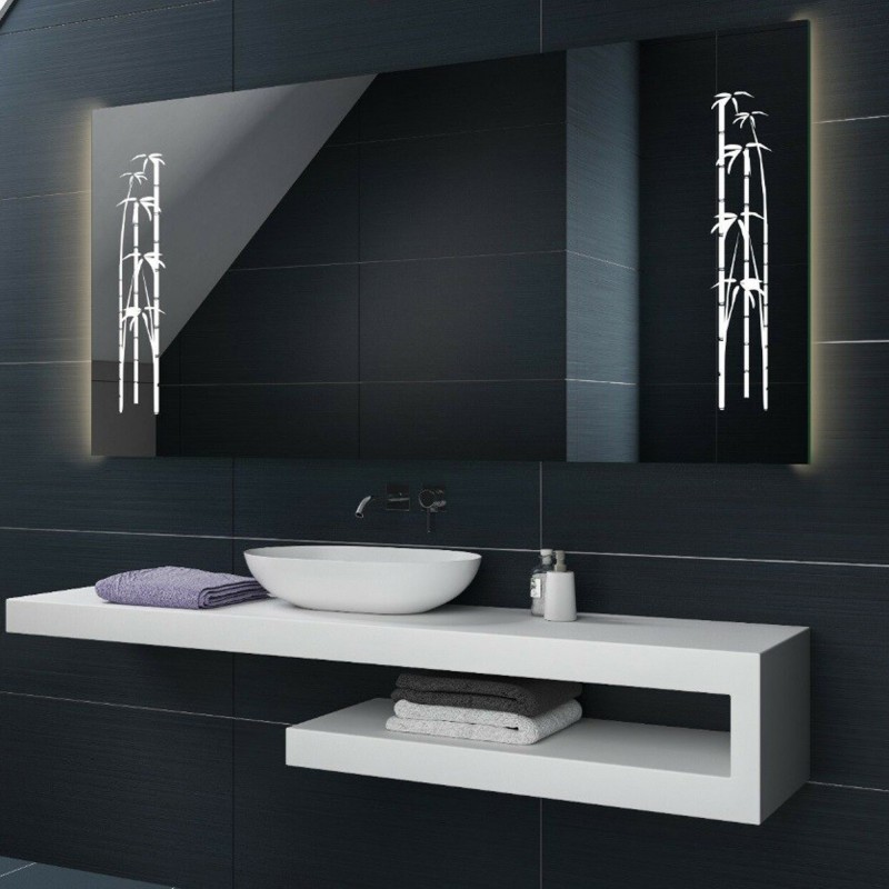 Mobile da bagno con specchio LED BALDINI MULTI : Specchio Per Te