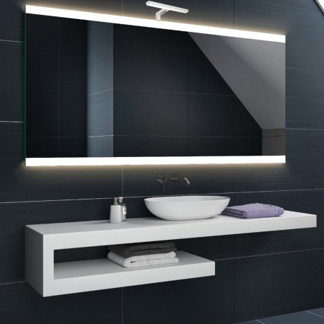 Su Misura Specchio da Bagno con Lampada Led 5W art. Lilly02