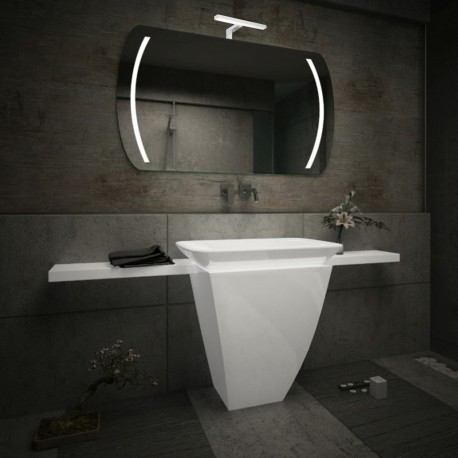 Su Misura Specchio da Bagno con Lampada Led 5W art. Venere02