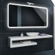 Su Misura Specchio da Bagno con Lampada Led 5W art. Ibiza02