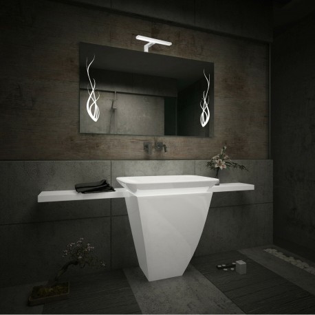 Su Misura Specchio da Bagno con Lampada Led 5W art. Spe205