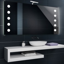 Su Misura Specchio da Bagno con Lampada Led 5W art. Spe209