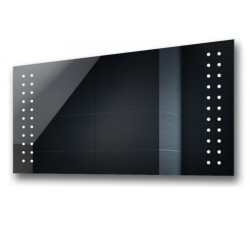 Controluce Led 20W Specchio da Bagno Filo Lucido con Disegno Sabbiato art. spe563