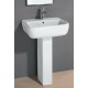 Serie Metropolitan Lavabo e Colonna Rak