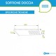 Set  Jacuzzi Miscelatore Doccia Eolo con Deviatore a 2 Uscite + Set Duplex + Soffione con Getto a Pioggia in Acciaio Inox