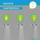 Hansgrohe CROMA SELECT E set doccia Vario con asta doccia 90 cm finitura bianco/cromo 26592400